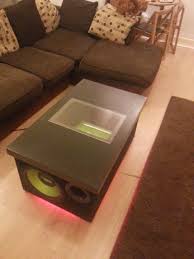 Subwoofer Coffee Table Subwoofer Box Design Coffee Table Diy Subwoofer