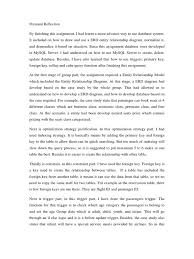 This report is written to unshroud the facts behind animal cruelty with the increasing advancement in science and technology. Personal Reflection Databases Data Management