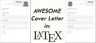 Un Ottimo Modello Di Lettera Di Presentazione In Latex Rainnic In The Clouds