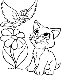 Top 25 hello kitty coloring pages for kids: Coloring Pages For Kids Kitty Drawing With Crayons