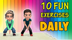 Want to get a full body workout at home? 10 Fun Daily Exercise For Kids To Do At Home Youtube