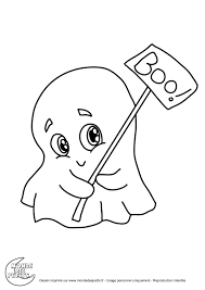 Dibujos De Halloween Para Colorear Kawaii