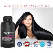 Biotin reinforces hair by delivering essential nutrients that coat each strand. Biotin Extreme 10 000 Mcg Increase Healthier Stronger Thicker Shinier Hair Skin Nails Shopee Philippines