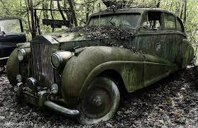 The Green Rolls Abandoned Cars Classic Cars Best Classic Cars