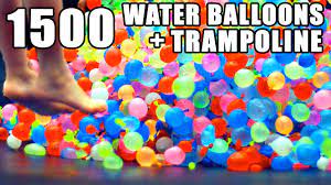 Check spelling or type a new query. 1500 Water Balloons Trampoline Slo Mo Youtube