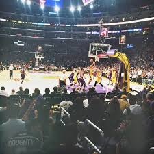 Los Angeles Lakers Game At The Staples Center In Los Angeles