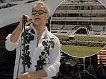 Melbourne Cup Jon Stevens Performs Never Tear Us Apart To Empty Flemington Racecourse Sound Health And Lasting Wealth