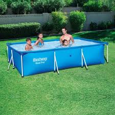 Bestway Steel Pro 118 X 79 X 26 Deluxe Splash Frame Swimming Pool Walmart Com In 2020 Swimming Pools Pool Rectangular Pool
