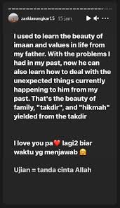 Ujian keperempuanan by aisyah sofea. Ayah Ditahan Karena Kasus Korupsi Zaskia Sungkar Tanda Cinta Allah