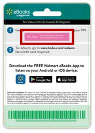Redeeming A Walmart Ebooks Digital Book Card Walmart