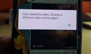 Fix Whatsapp Can T Send This Video Choose A Different Video And Try Again Blogtechtips