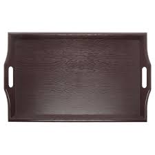 See more ideas about serving trays with handles, wood diy, wood crafts. G E T Mahogany San Plastic Faux Wood Serving Tray With Handles 25 L X 16 W