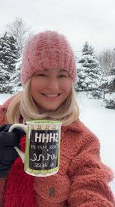 13 degrees out, hot tea, in my favorite mug!