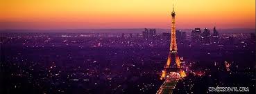 Night Fall In Paris Eiffel Tower Cool Facebook Timeline Covers Paris Wallpaper Tumblr Backgrounds Paris In Autumn
