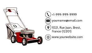 Make a lasting impression with quality cards that wow.dimensions: Lawn Mowing Business Card Back Vorlage Postermywall