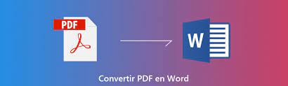 Comment Convertir Pdf En Word Avec Un Convertisseur Pdf