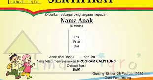 Check spelling or type a new query. Contoh Ijazah Sertifikat Piagam Tk