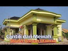 Terutama yang masih mengusung gaya tradisional untuk desain rumah sederhana dengan kayu jati otomatis membuat rumah terlihat mewah, elegan, dan berkarakter. Model Rumah Idaman Atap Limas Cantik Dan Mewah Youtube