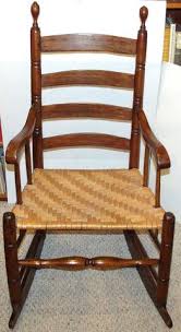 Antique 1800 S American Ladder Back Rocking Chair Shaker Rocker Rocking Chair Chair Antiques
