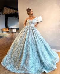 Super Gorgeous Ostrich Feather Brocade Ball Gown Ball Gowns Gowns Ball Gowns Wedding
