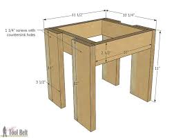 Build An Easy Table And Chair Set For The Little Kids The Set Costs About 35 To Build Free Plans Kids Table And Chairs Kids Table Chair Set Diy Kids Table