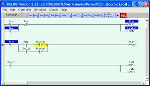 This is an electronic circuit simulator. Trilogi Triangle Research International