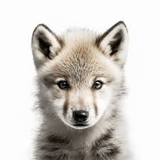 Printable Minimalist Baby Wolf Art Call of the Wild, Nature Prints, Animal  Prints, Nursery Art, Kids Room Art