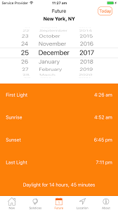 Sunrise Sunset Times App For Iphone Free Download Sunrise