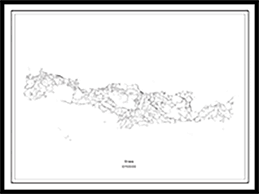 Podrobné mapy slovenských miest, vyhľadávanie firiem na mape, zobrazenie mhd zastávok a iných objektov záujmu, plánovanie cesty a ďalšie funkcie modernej interaktívnej mapy. Plakat Mapa Kreta Bluebird Design Plakaty Na Sciane