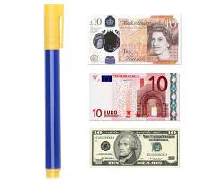 A counterfeit detector pen is a chemical test which distinguishes the type of paper used for printing money. Best Money Checker Pens In Uk For All Fake Bank Notes