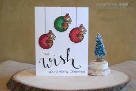Anna marie's guide tutorial of how to make a christmas card using inka gold for creating backgrounds. Create A Smile Video Christmas Card With Non Christmas Stamps