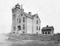 It lies on two little bays, natural harbors. Two Harbors Lighthouse Minnesota At Lighthousefriends Com