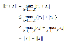 Geometrically, for a non straight curve, this vector is the unique vector that point into the curve. Vector Norm