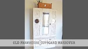Old Farmhouse Cupboard Furniture Makeover