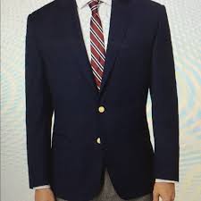 What pants go with a blue yes, button up your blazer when standing. Lauren Ralph Lauren Suits Blazers Ralph Lauren Mens 44 Regular Navy Wool Blazer Poshmark