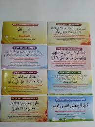 Stiker Doa Sehari Hari Dari Al Qur An Dan Hadits Isi 24 Doa