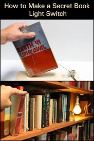How To Make A Secret Book Light Switch Book Lights The Secret Book Light Switch