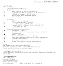 Fiche de poste assistant de gestion administrative. Assistante D Architecte Publicaciones Facebook