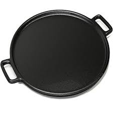 Amazon Com Cast Iron Pizza Pan 14 Inch Makes Amazing Golden Crust Pizza Better Than Ceramic Or Stone Baking Cast Iron Pizza Pan Cast Iron Pizza Pan Pizza