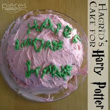 Harry potter personalized edible print premium cake topper frosting sheet 5 size. Pieces By Polly Hagrid S Birthday Cake For Harry Potter