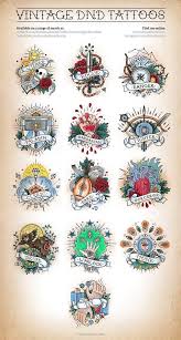 Some Cool Old School Style D D Tattoos I Found Imgur Fantasy Tattoos Old School Tattoo Designs Zelda Tattoo