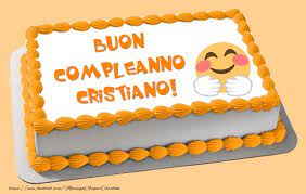 Torta Buon Compleanno Cristiano Cartoline Di Compleanno Con Nome Cristiano Cartolineconnomi Com