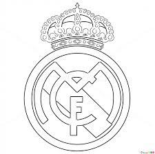 Learn how to draw the real madrid logo step by step in this drawing tutorial. Draw Football Logos