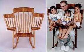 Three Person Rocking Chair Rocking Chair Creative Furniture Cool Inventions