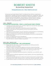 Oversees the collection and analysis of financial information for an organization. Accounting Supervisor Resume Samples Qwikresume