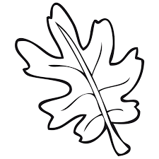 Hojas De Arbol Para Colorear