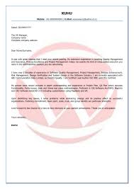 Quality Control Sample Cover Letter Format Download Cover Letter Format Templates