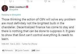 The central bank of nigeria has placed a ban on all regulated financial institutions from providing services to crypto exchanges in the country. Nigerian Cryptocurrency Cbn Ban Crypto Dogecoin Bitcoin Ethereum Trading In Nigeria How Atiku Davido Odas Use Cowtocurrency React Bbc News Pidgin