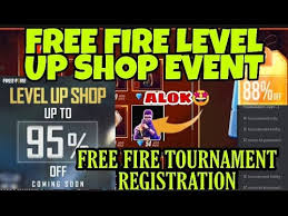 World popular streamers all choose to live stream arena of valor, pubg, pubg mobile, league of legends, lol, fortnite, gta5, free fire and minecraft on nonolive. Level Up Shop Event Free Fire Free Fire New Level Up Shop Free Fire Tournament Registration Youtube