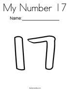 The seventeenth of tammuz (hebrew: Number 17 Coloring Pages Twisty Noodle